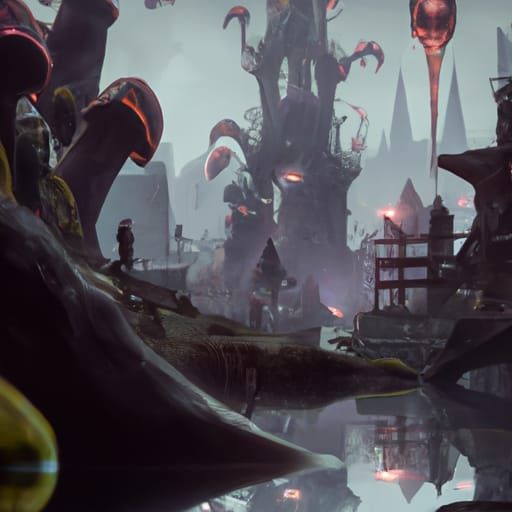 Fantastical Dreamland Concept Art in Deep Color