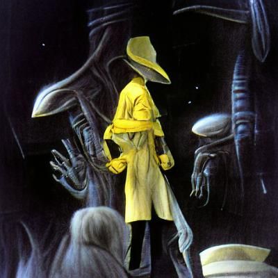 Alien Humanoid in Disguise Concept Art