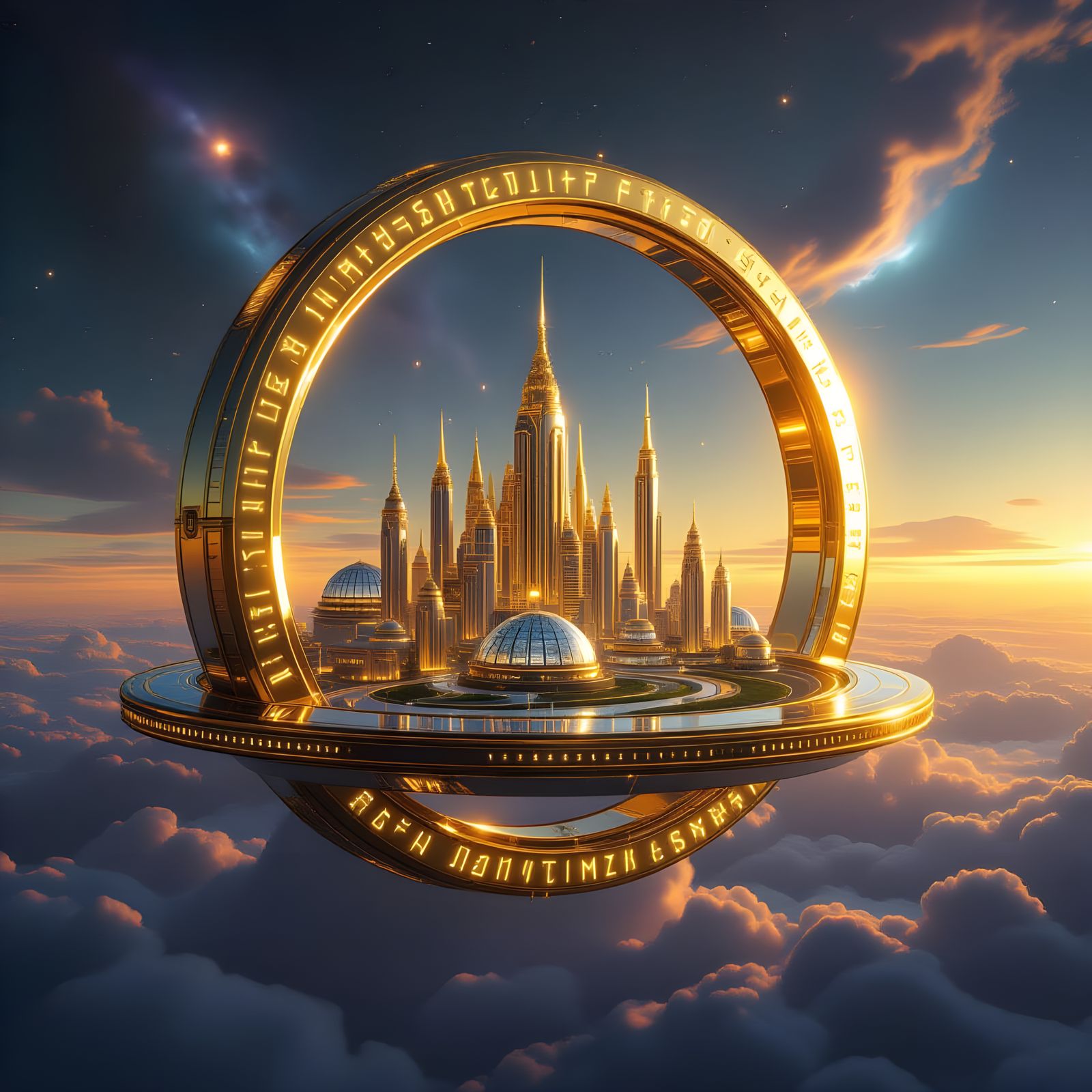 Golden Ring Portal to a Cosmic City