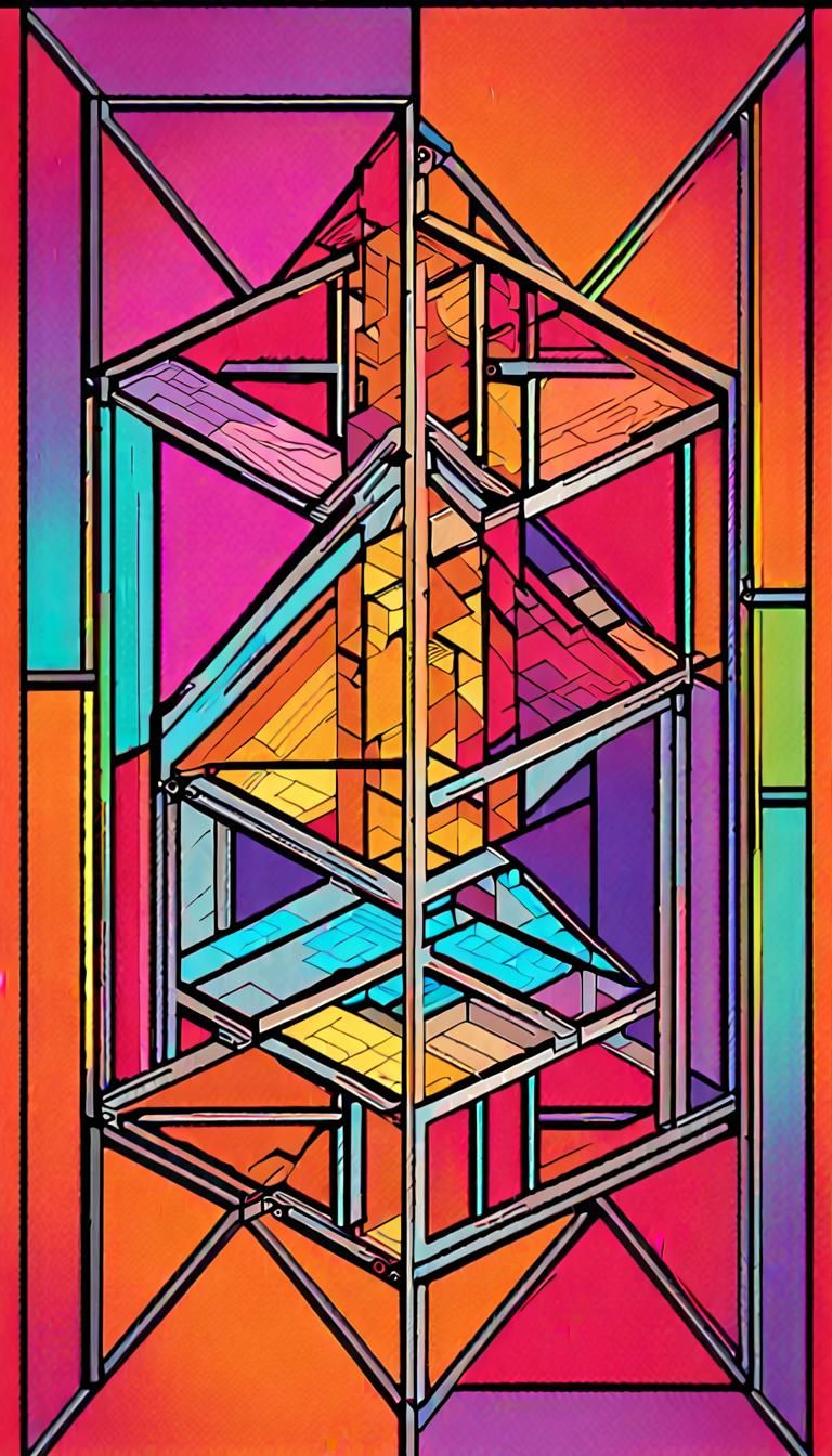 Sacred Geometries: Quantum Mechanics in 3D Neon