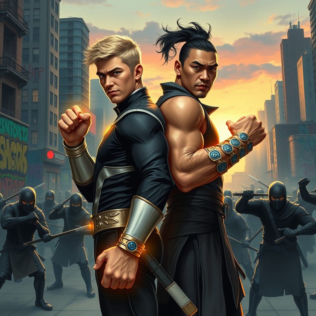 Dynamic Duo vs The Hand in Neon City