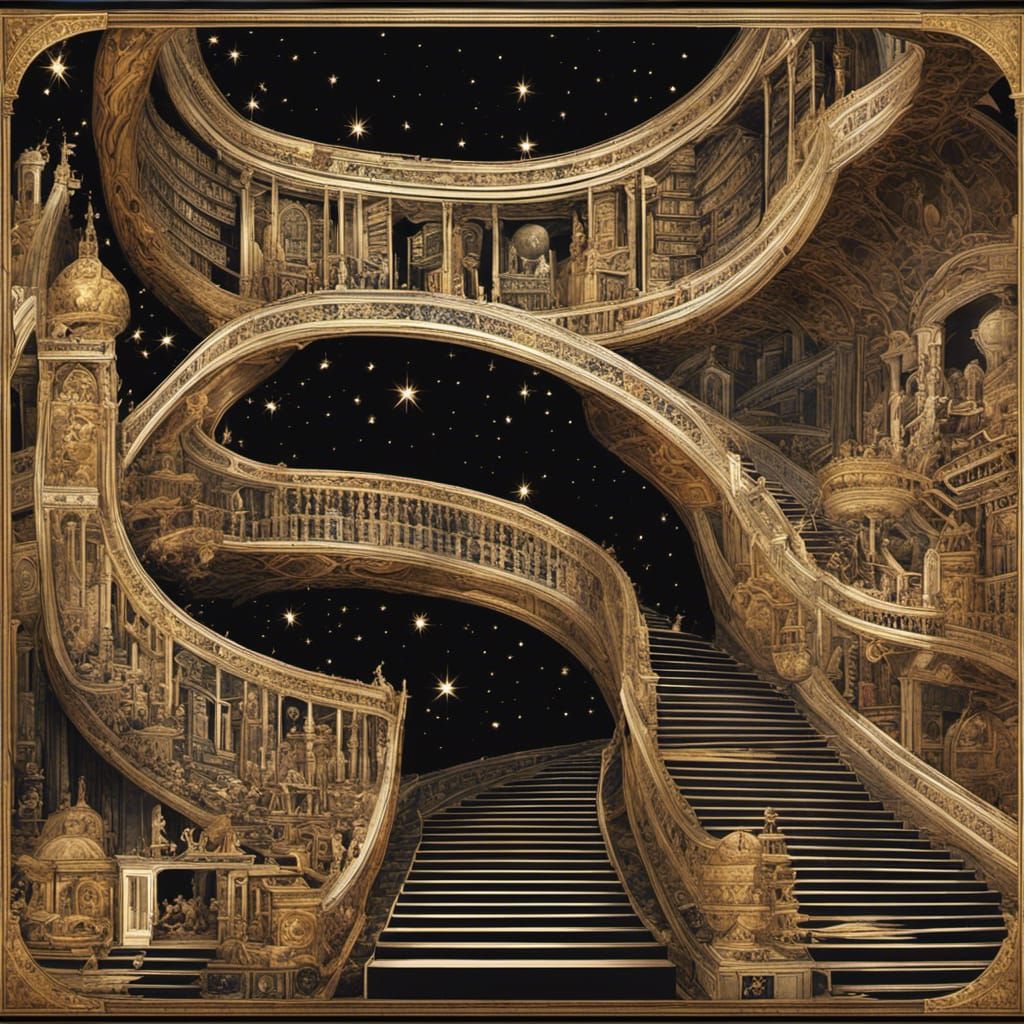 Schematic Stairway to Hell, Ripley Scroll Style