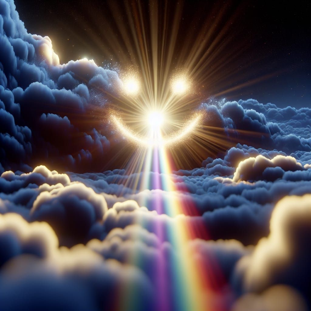 Radiant Smile Illuminates the Night