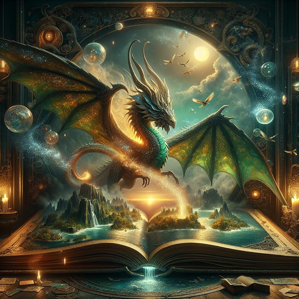 The Dragon Awakens from Ancient Pages