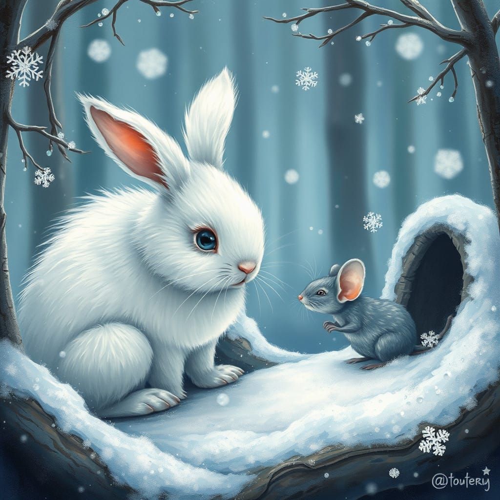 Fantastical Frosty Friends Come Together in Whimsical Forest...