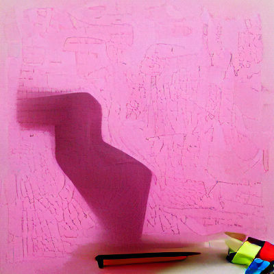 Abstract AI Image Generated From Blank Prompt