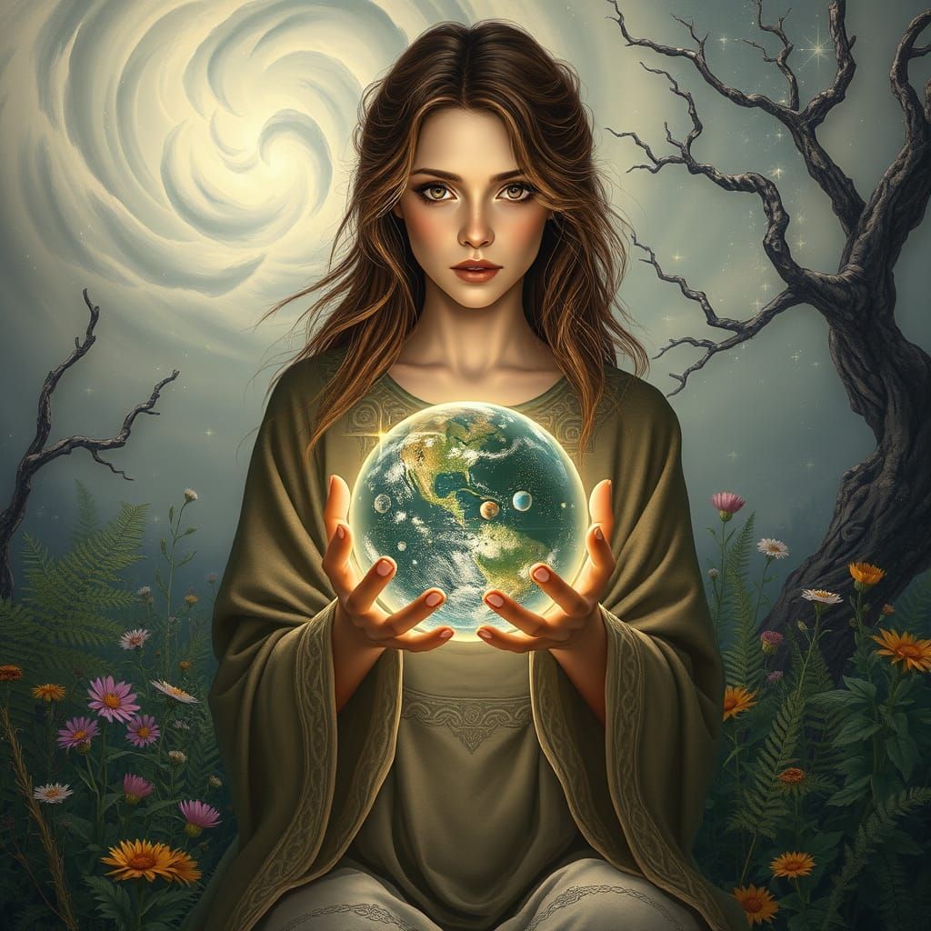 Ethereal Goddess of the Cosmos