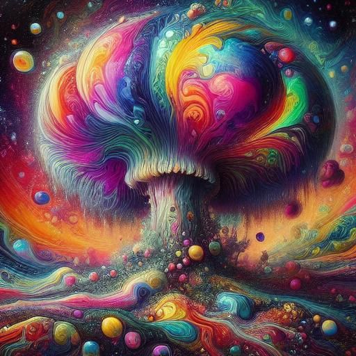 Elastic reality / warped and stretched <lora:Liquid Pouring ...