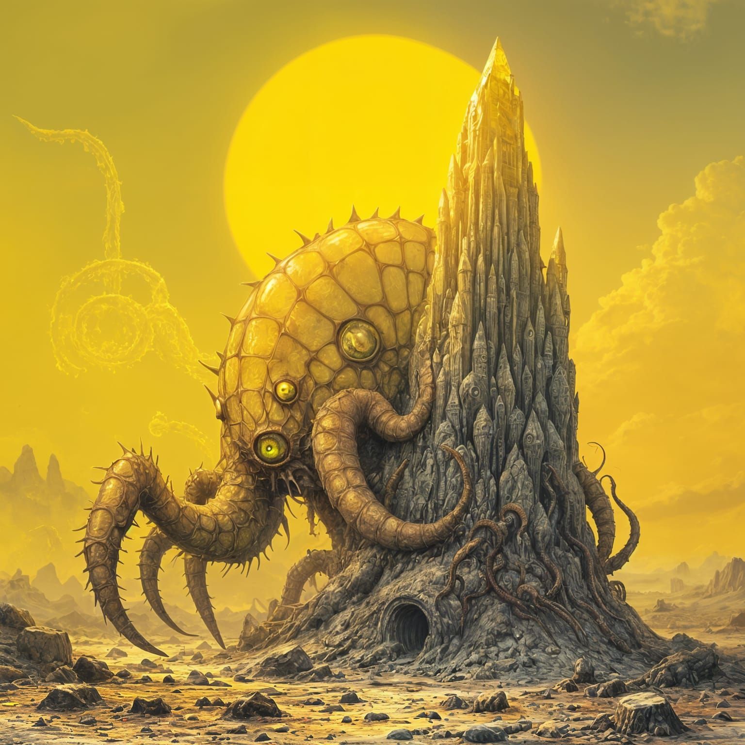 Vibrant Dark Fantasy Masterpiece