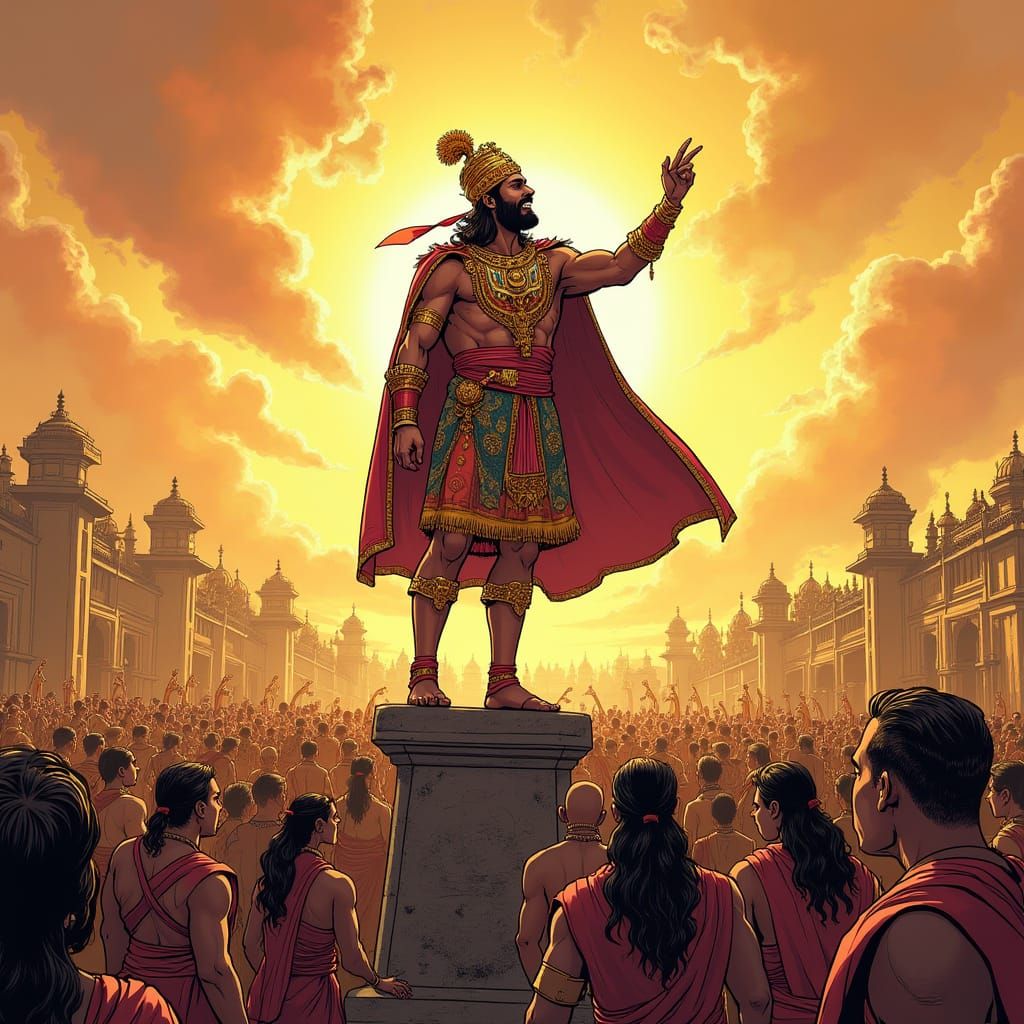 Royal Herald Announces in Ancient Indian Kingdom Marvel Comi...