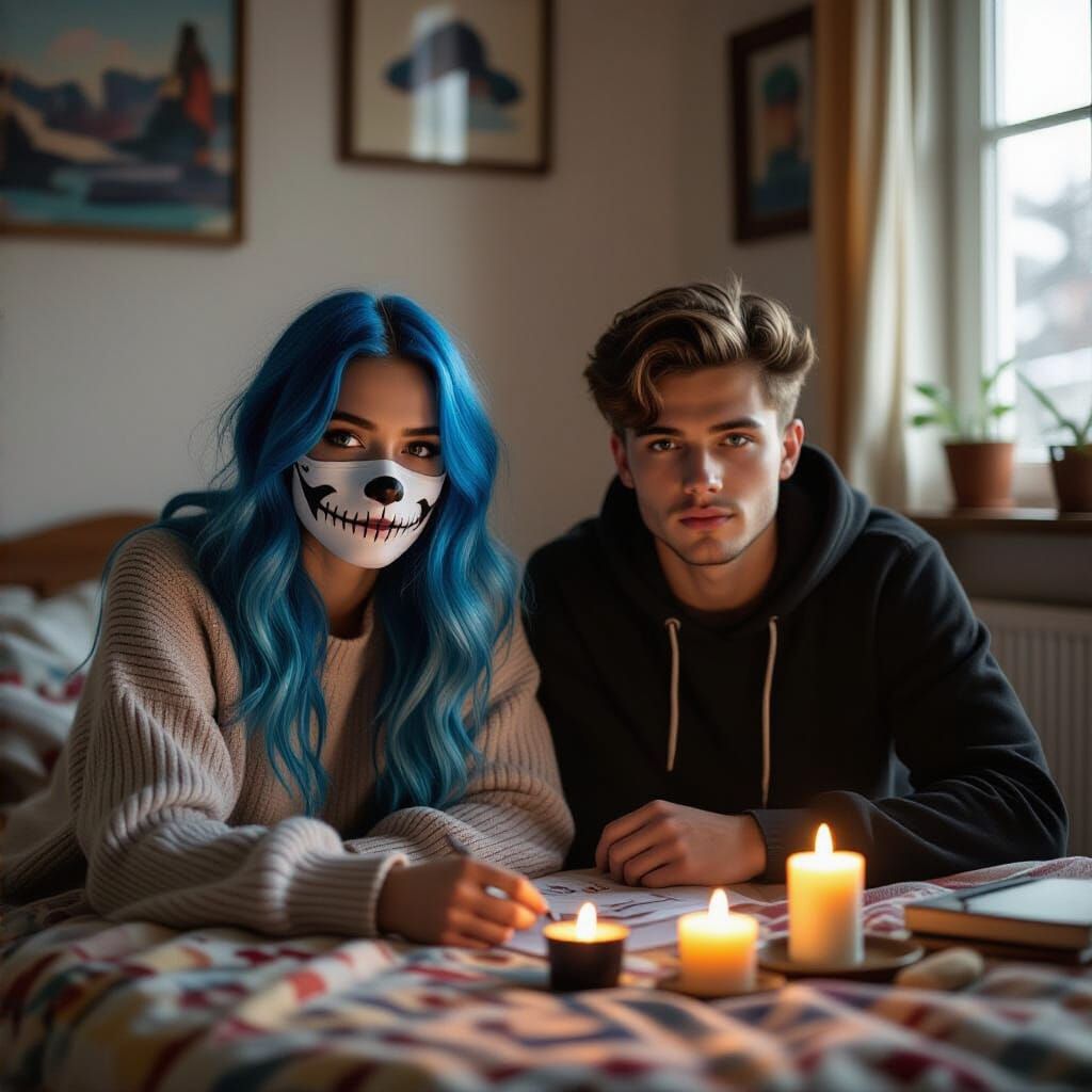 Elena and Luca in Moody, Cinematic 35mm Film Style