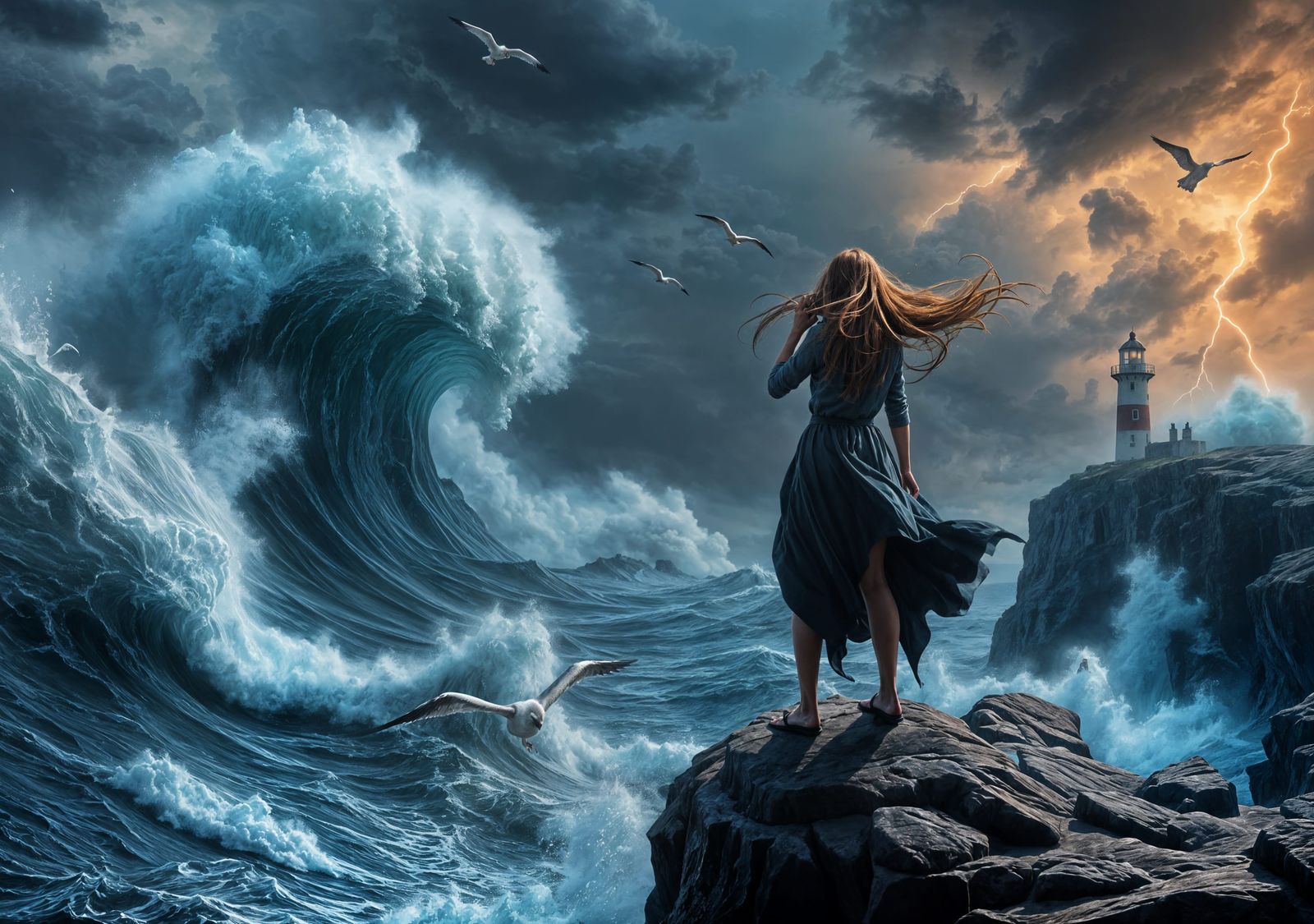 Whispers of the Wind: Ocean's Ballet