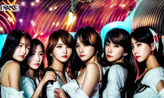 NMIXX K-Pop Group, Professional Photography, Bokeh