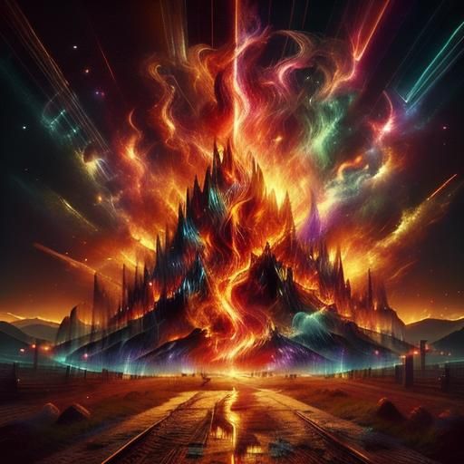 Apostle Paul Bathed in Divine Light