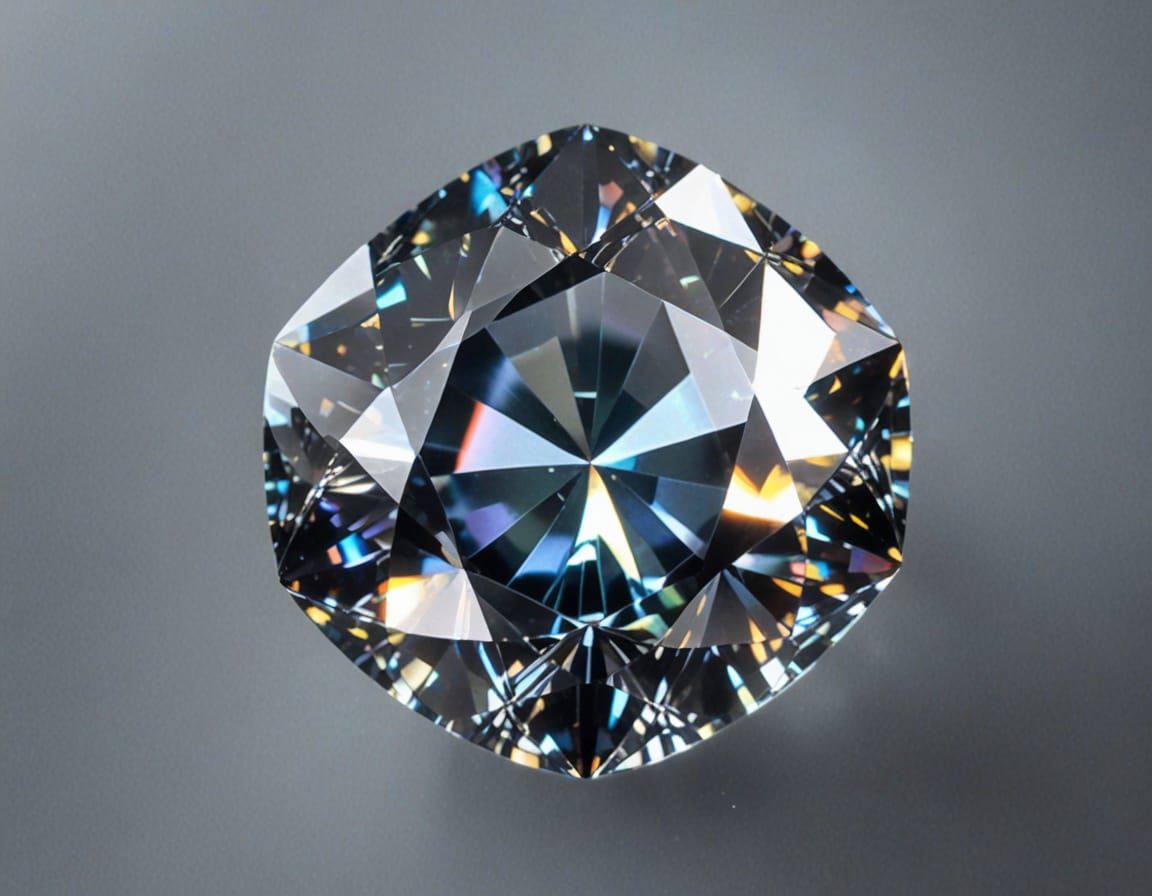 A Brilliant Star-Shaped Diamond in the Cosmos