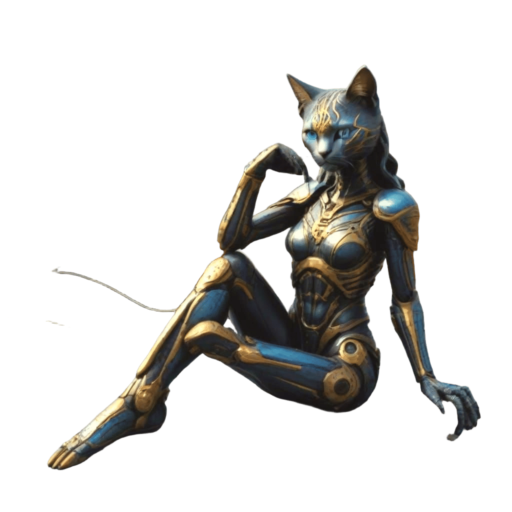 Zed Heads: Phase Kitten without her crutches.