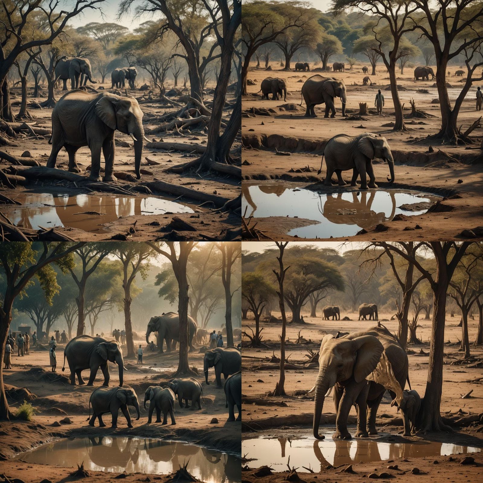 Brave Elephant Confronts Villagers About Pollution