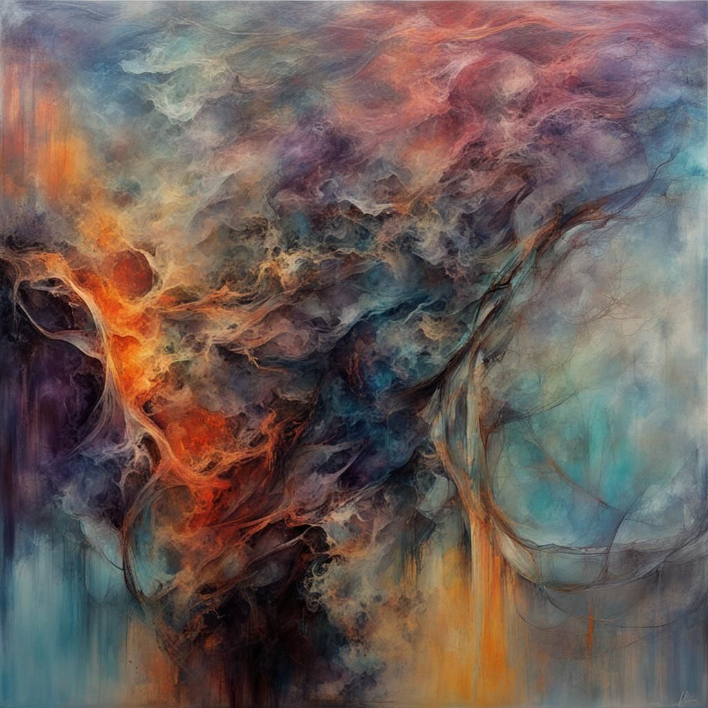 Abstract Art of Memory and Loss