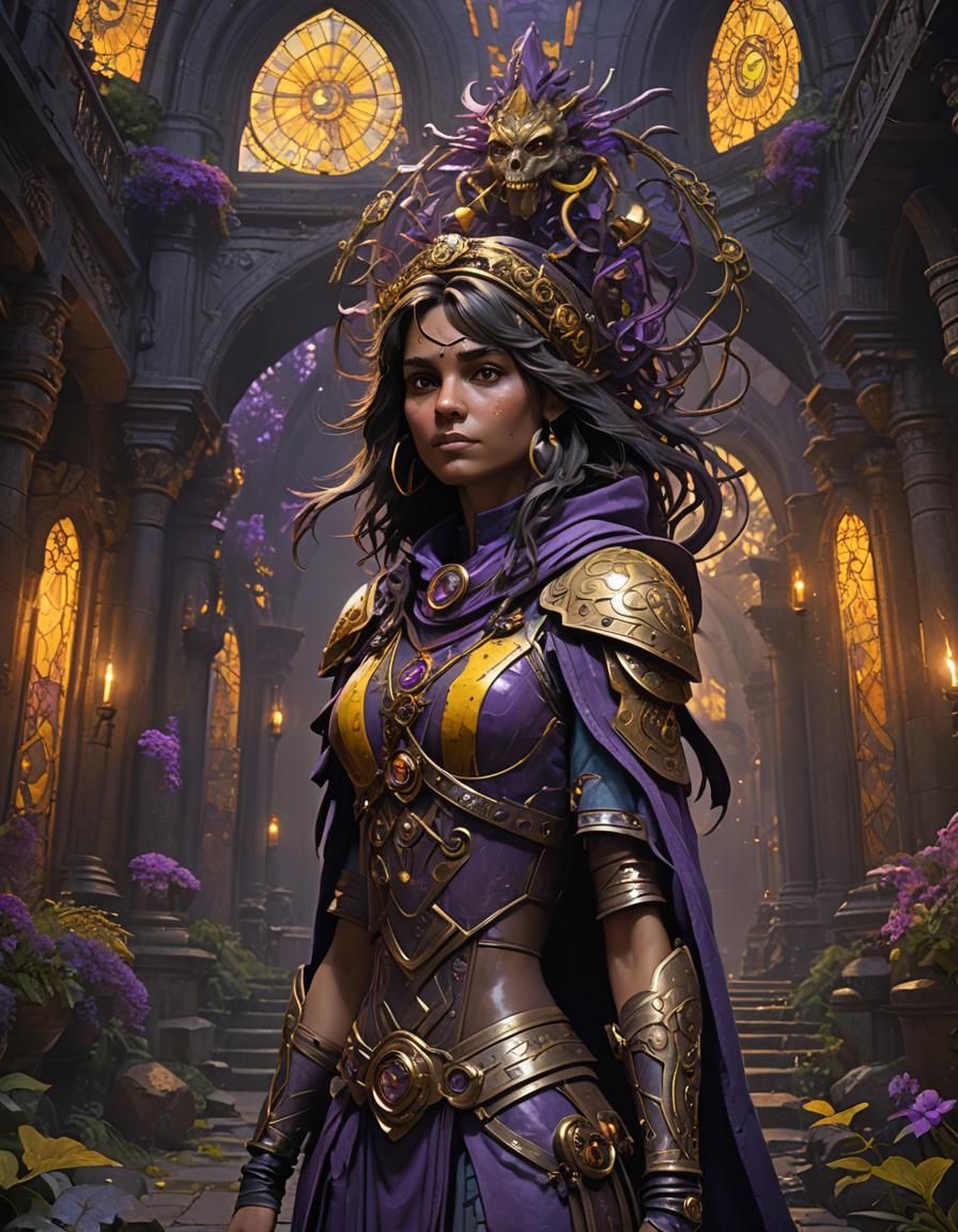 Eerie Dark Fantasy Dora as Art Nouveau Concept