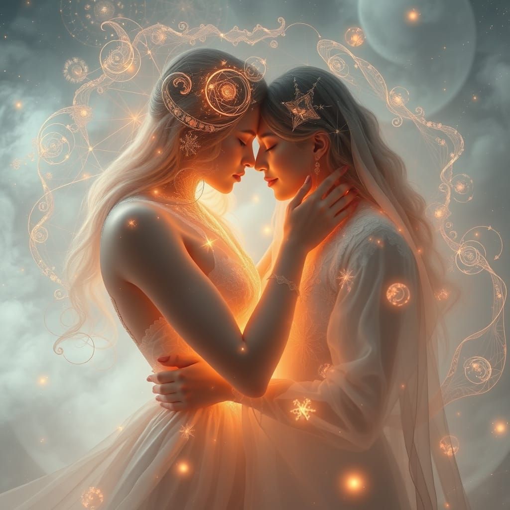 Cosmic True Love in Ethereal Realms