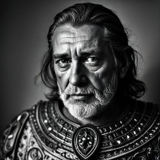 Hannibal Barca Portrait in Photography Style