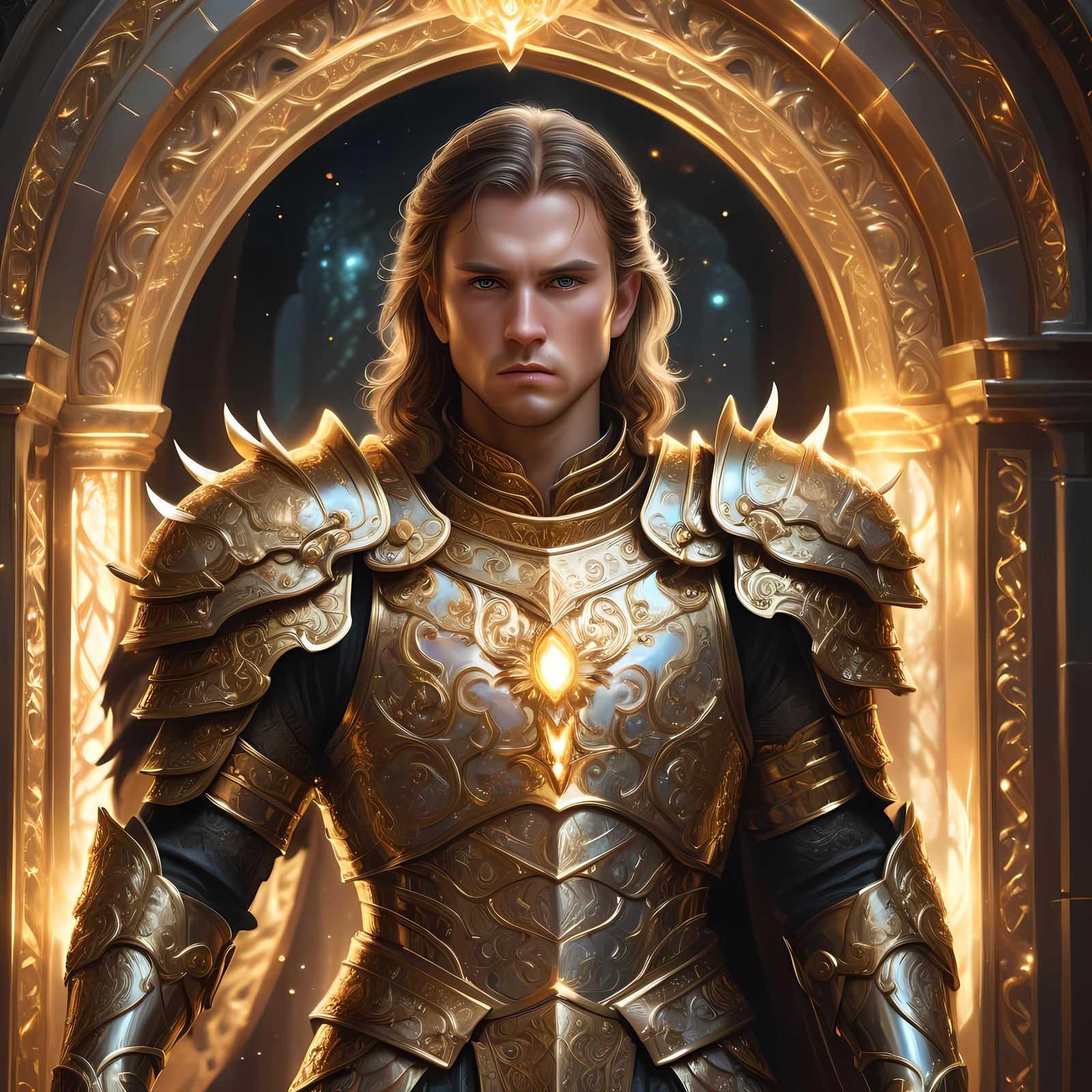 Epic Fantasy Portrait of a Heroic Figure