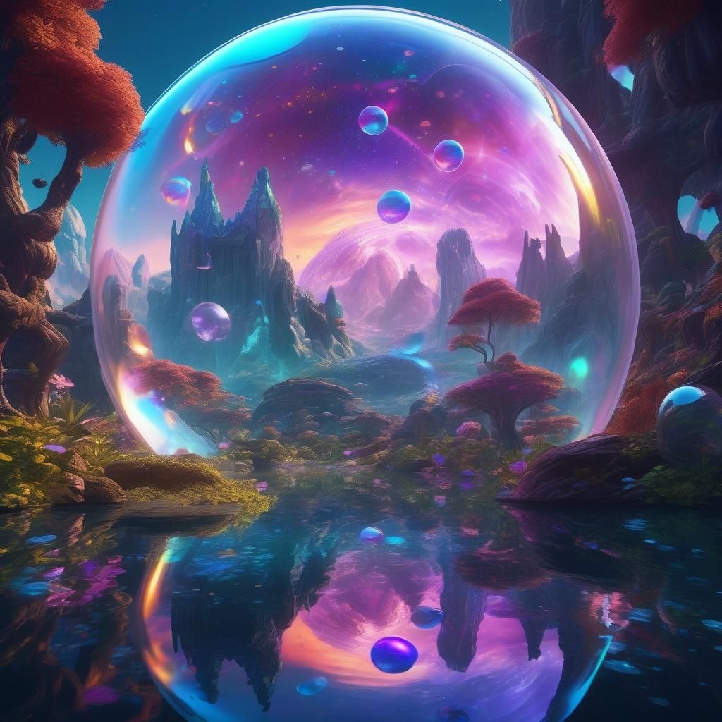 Galactic Paradise Inside a Giant Bubble