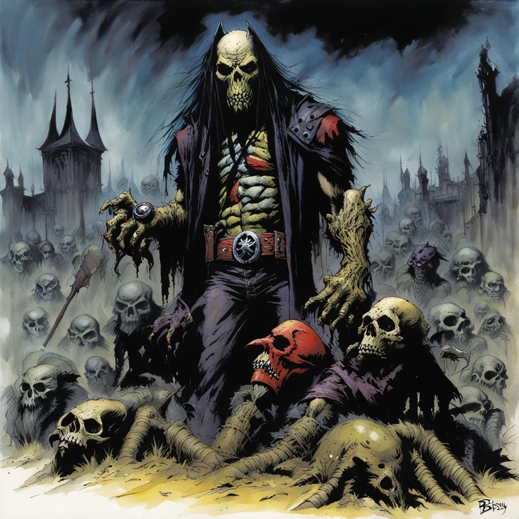 Grimdark Comic Book Art