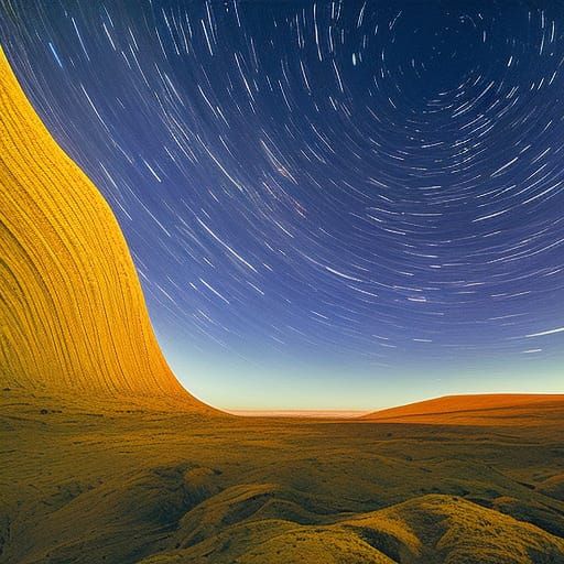 Spaceship Hurtling Towards Sun in Van Gogh Style