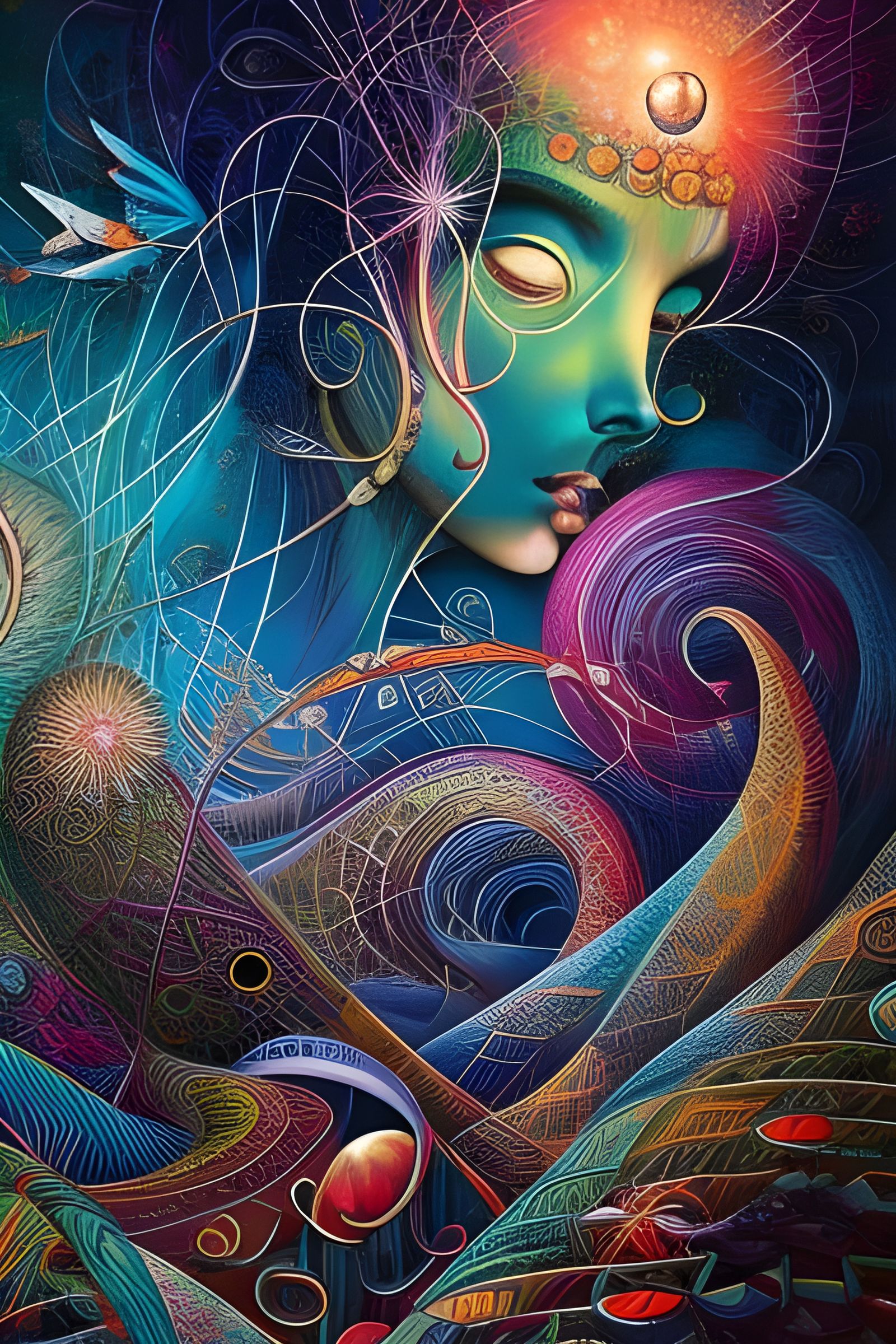 Visionary Digital Art: Organic Geometry