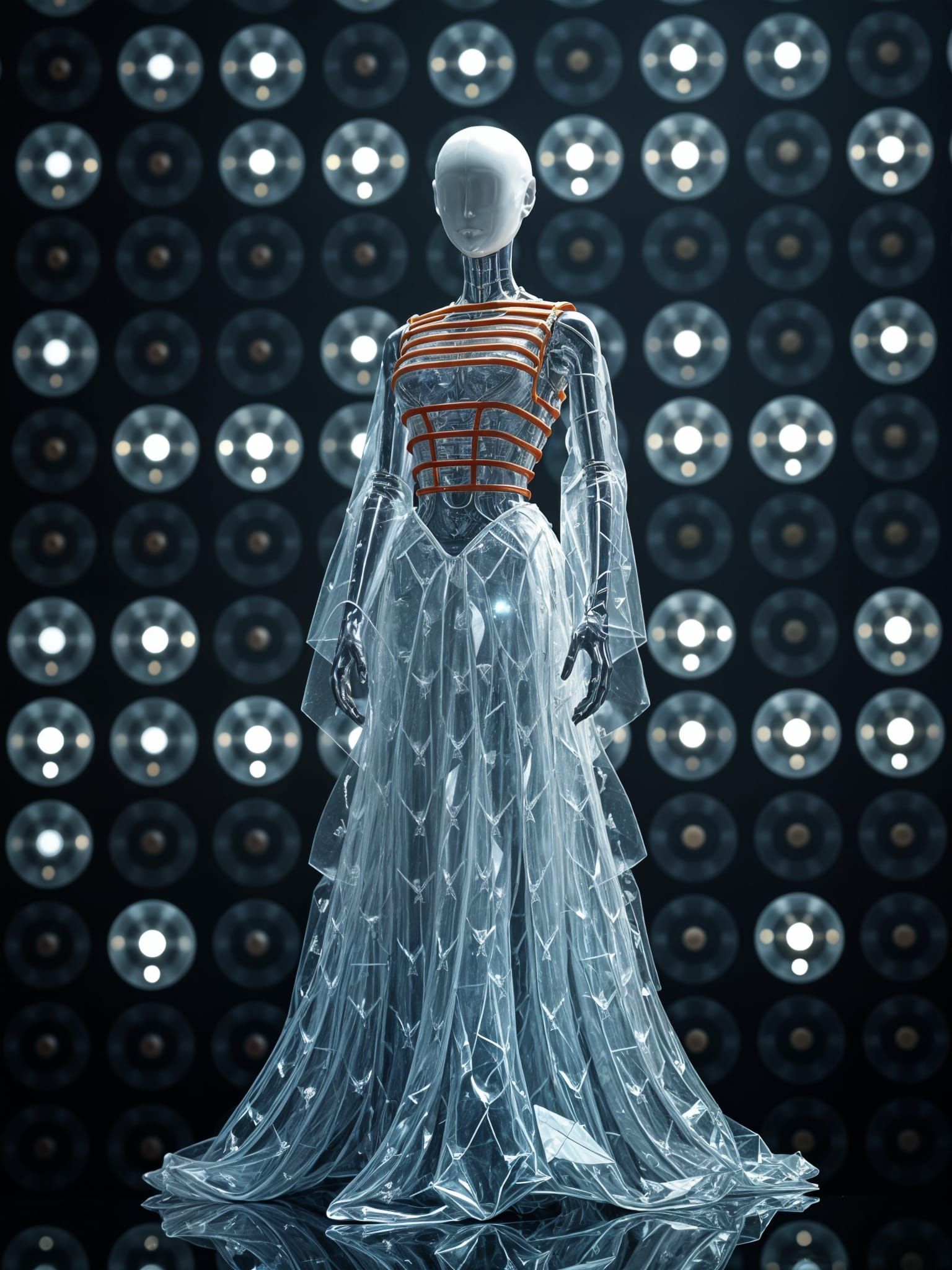 Animatronic Inductor Coil Pin Grid Array Piezoelectric Cryst...