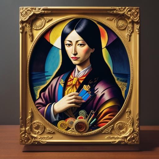 Terracotta Portrait of Father in Tokyo, Mannerist Style