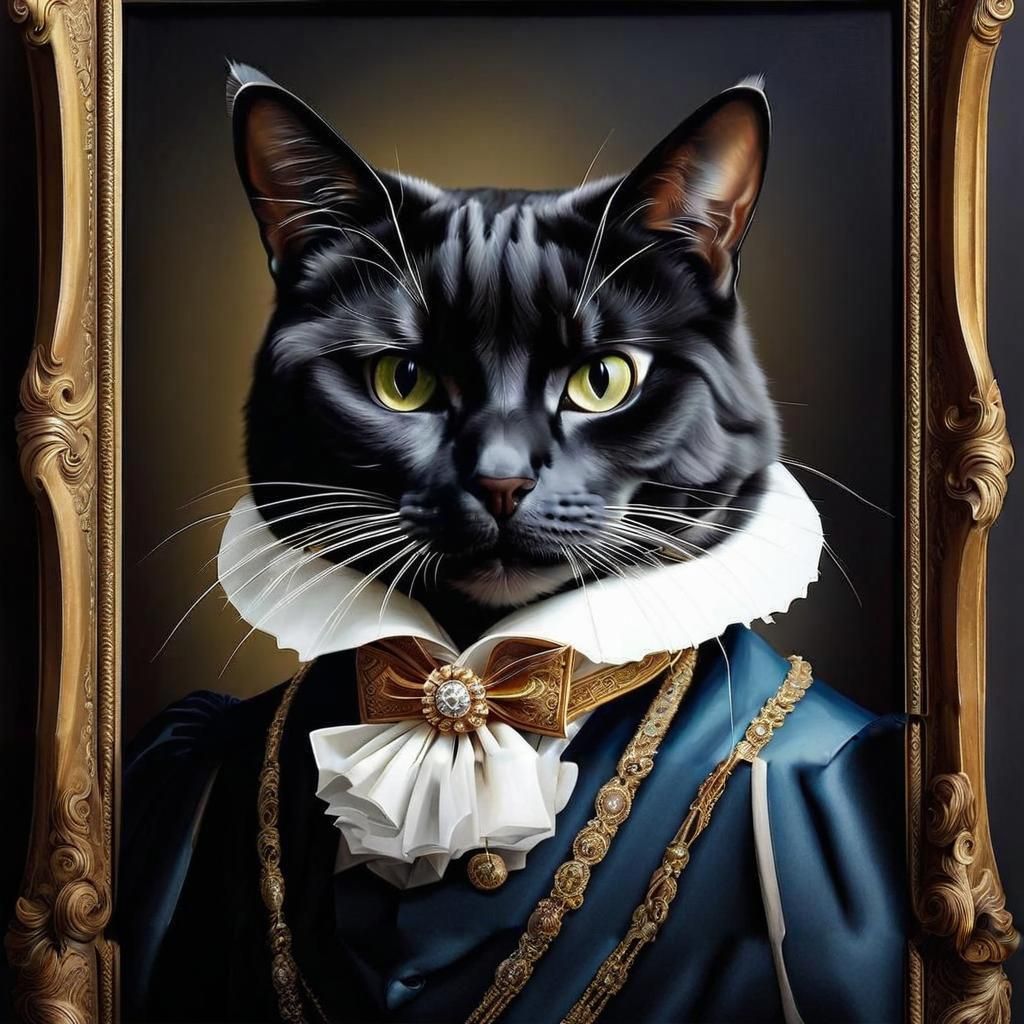 Heavily Framed Image Generated by AI