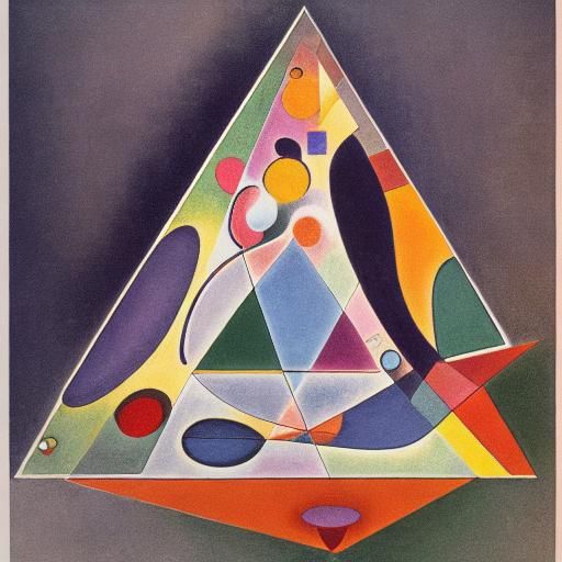 Kandinsky's tetrahedron
