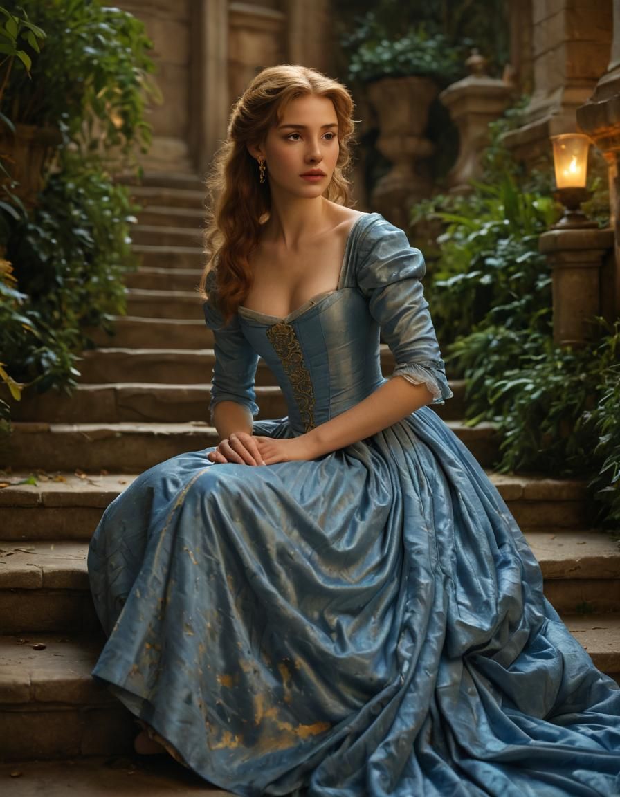 Cinderella in Flowing Gown: Pre-Raphaelite Film Still