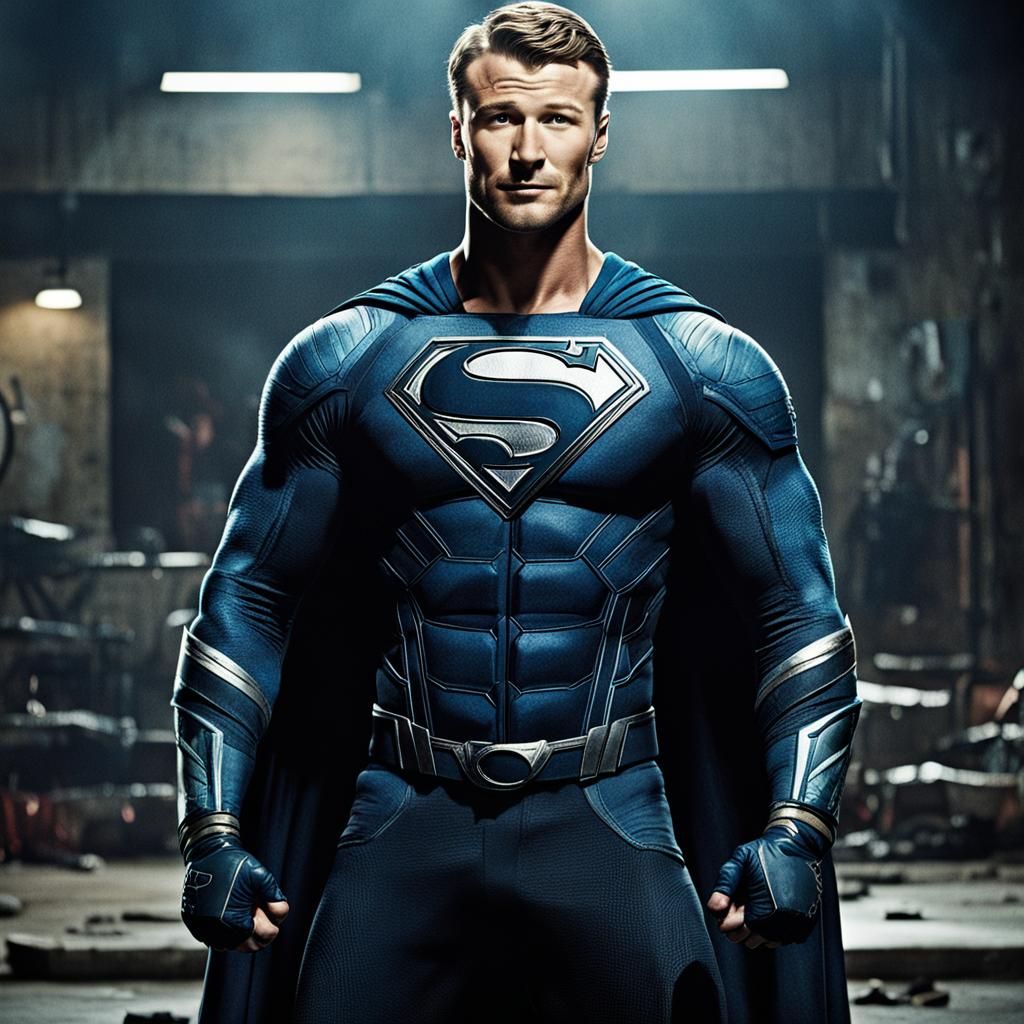 Superhero Glen Powell