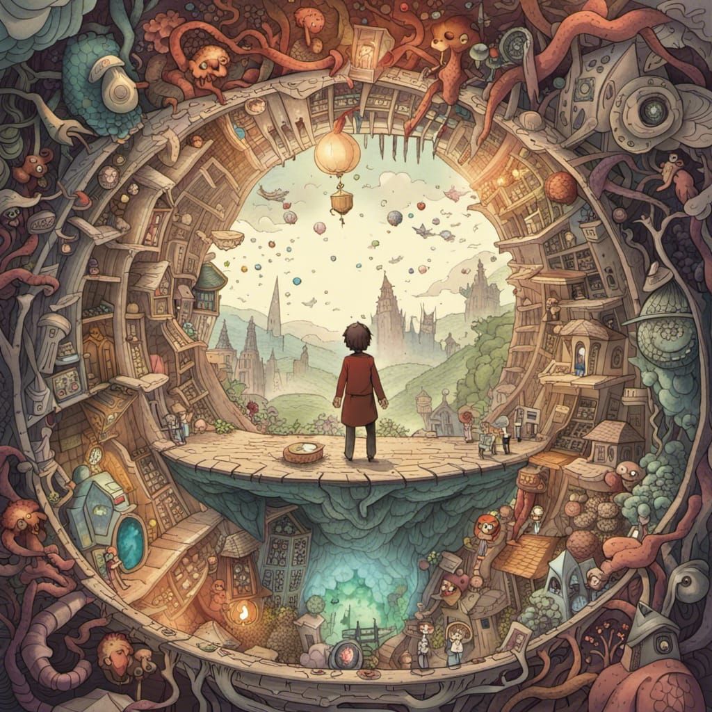 Abstract Inner World: A Colorful Exploration