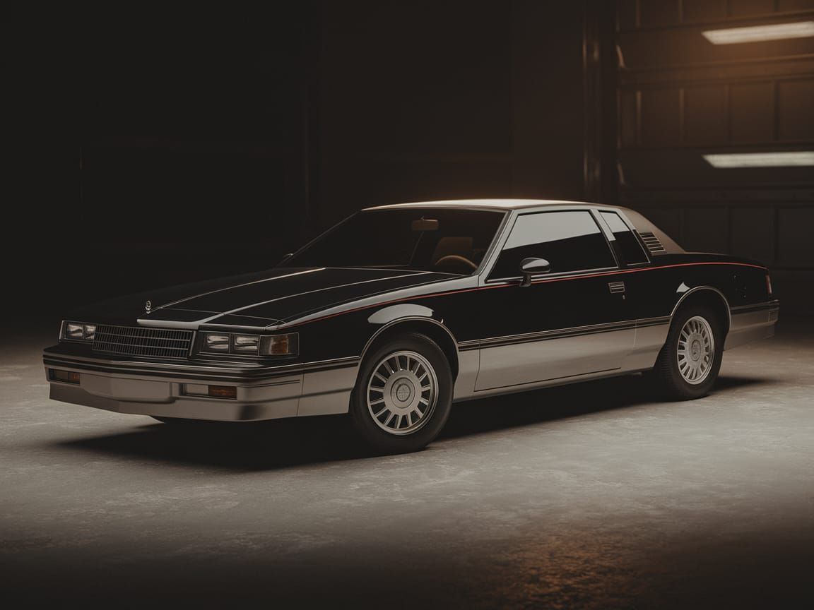 Midnight Luxury Coupe: 80s Performance Revival