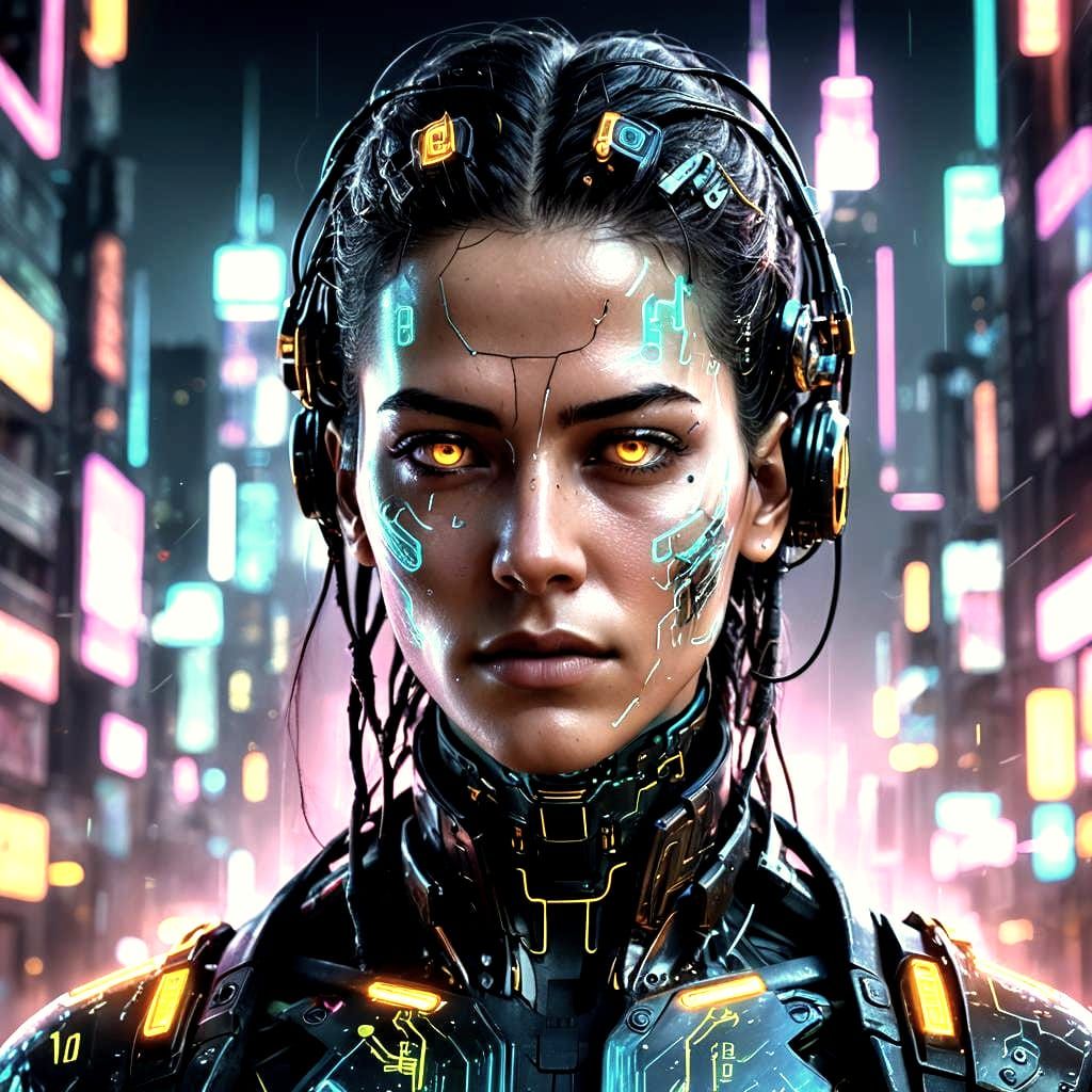 Detailed Portrait with Dynamic Lighting, Trending Artstation