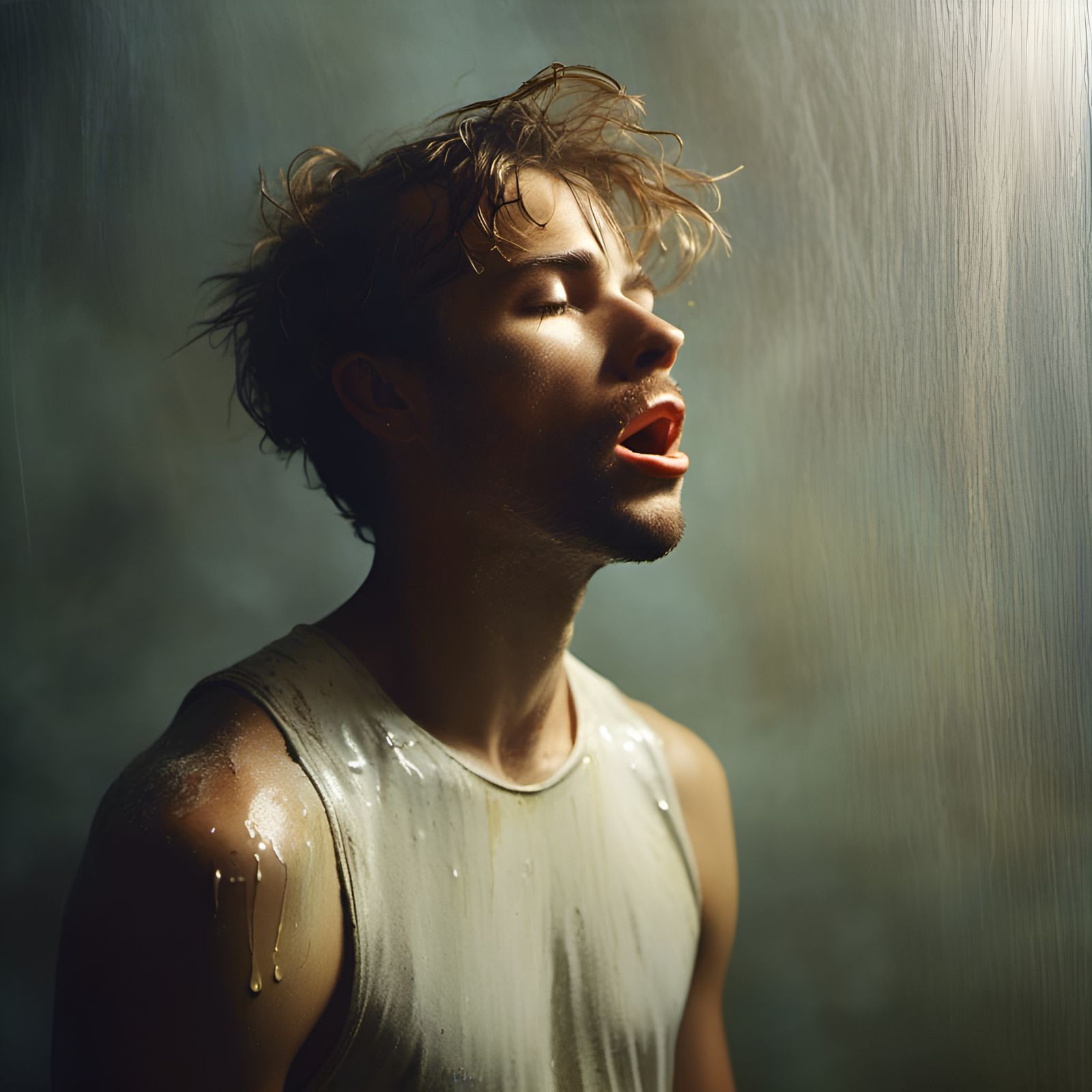 Australian Tonalism Painting of an American Male