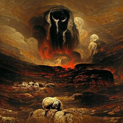 Desolate Hellscape Inspired by Romanticism
