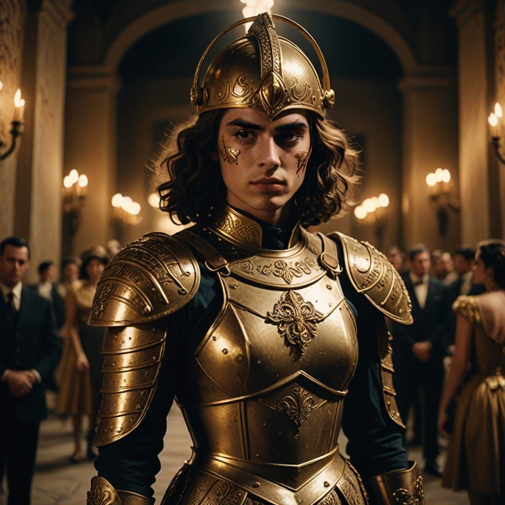 Epic Cinematic Portrait of a 1940s Italian Socialite