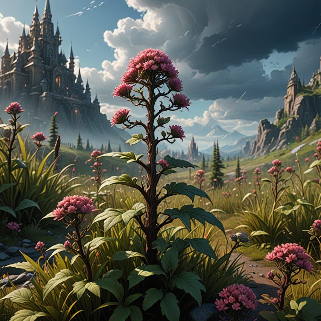 Stormweed: Detailed Matte Painting with Intricate Detail
