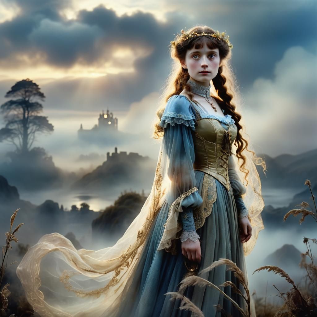 Victorian Siren in Mystical Dawn, Film Still