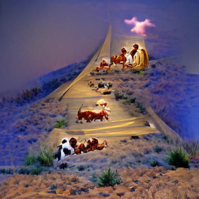 Hyperrealistic Alternative Nativity Scene in 8k