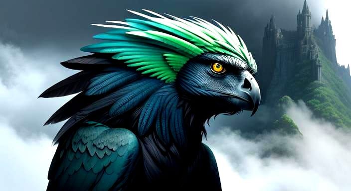 Surreal Mashup: Hawk, Horse, and Howler Monkey