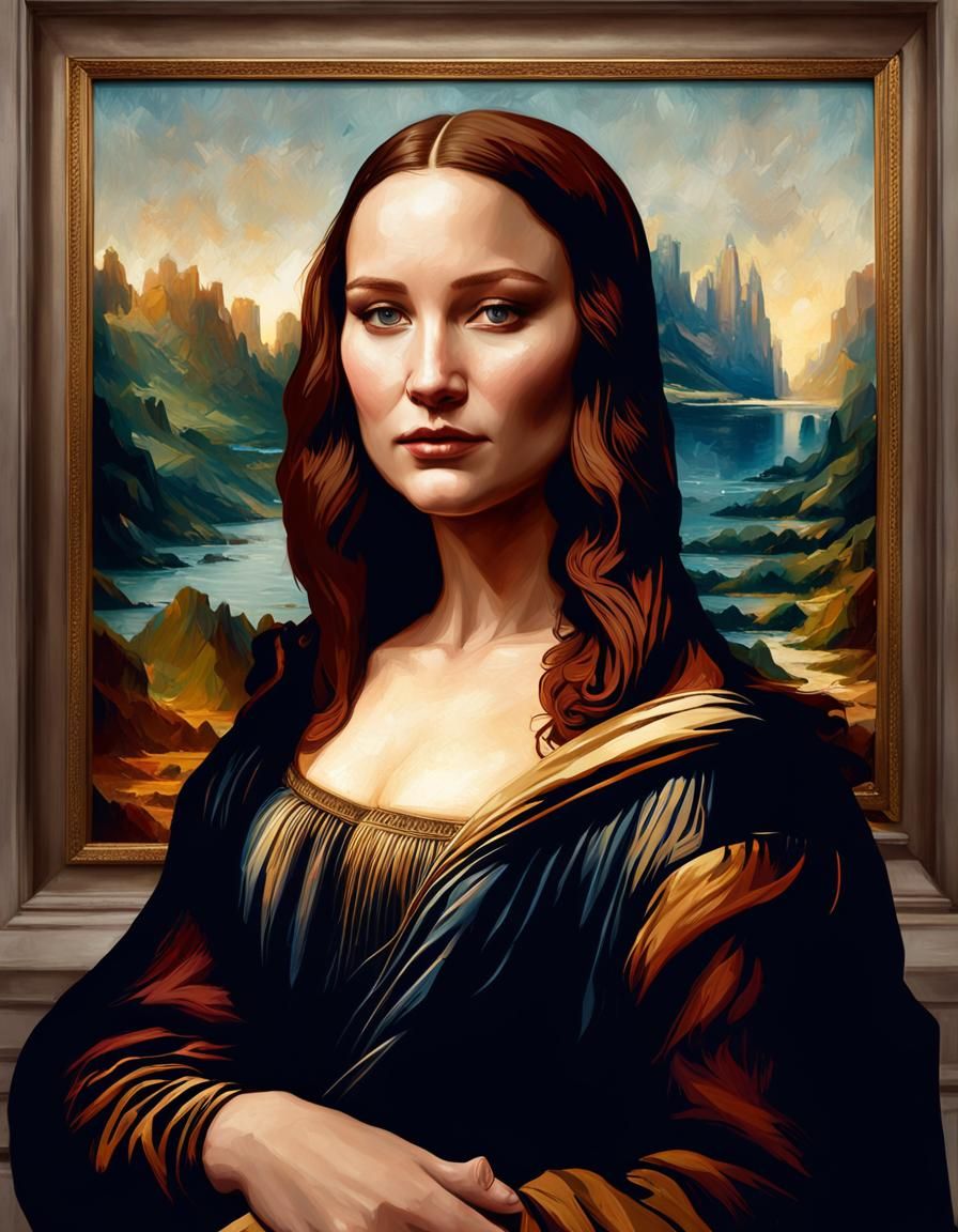 Mona Lisa Reimagined: Hyperdetailed Portrait