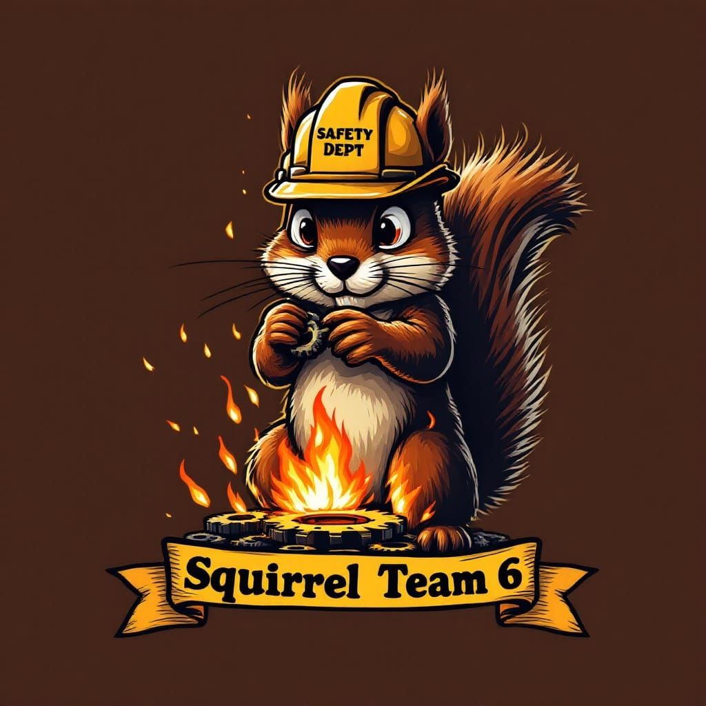 Safety-Conscious Squirrel Team in Action