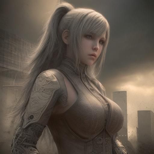 Hyperrealistic Female Character Design for Video Games