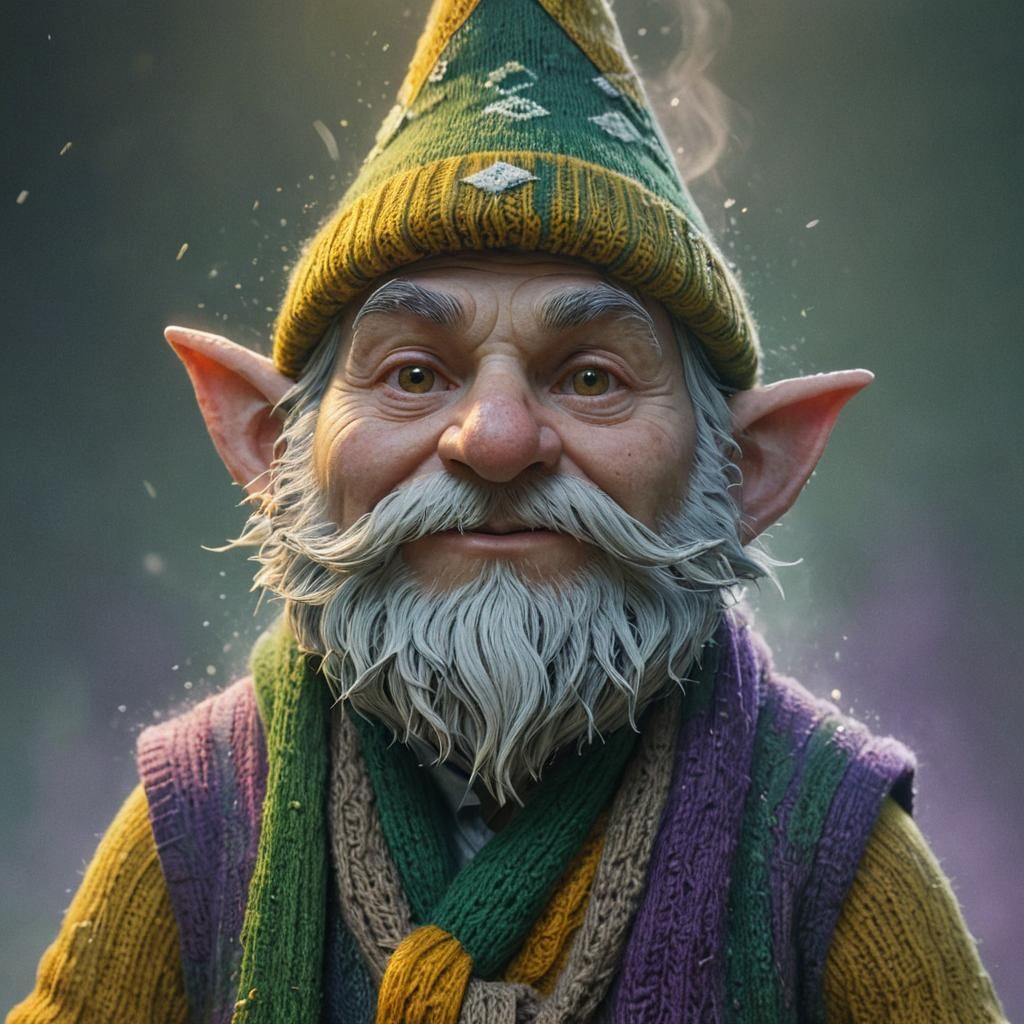 Gnome Illusionist Portrait in Fantasy Style